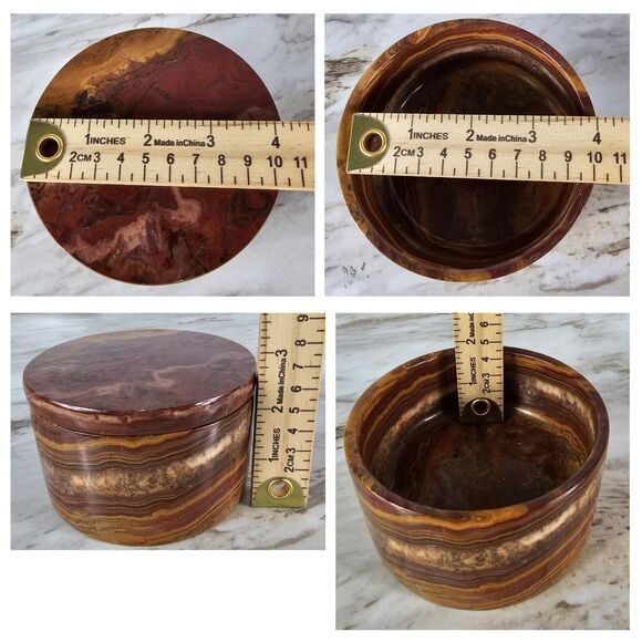 Marble storage box for jewelry, coins, candies and etc., catchall storage - Picture 10 of 10